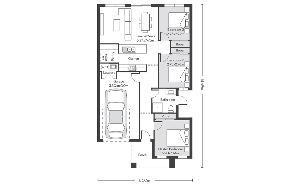 Rio 12-3 Floor Plans 